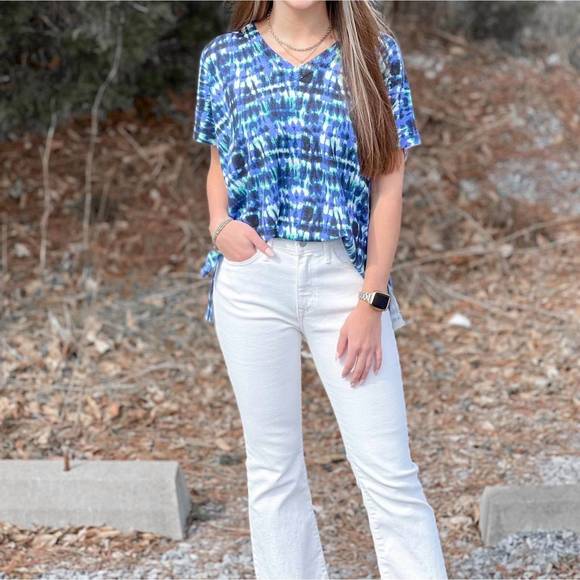 Tyler Boe - Tai Applique Top - Pale Rosette